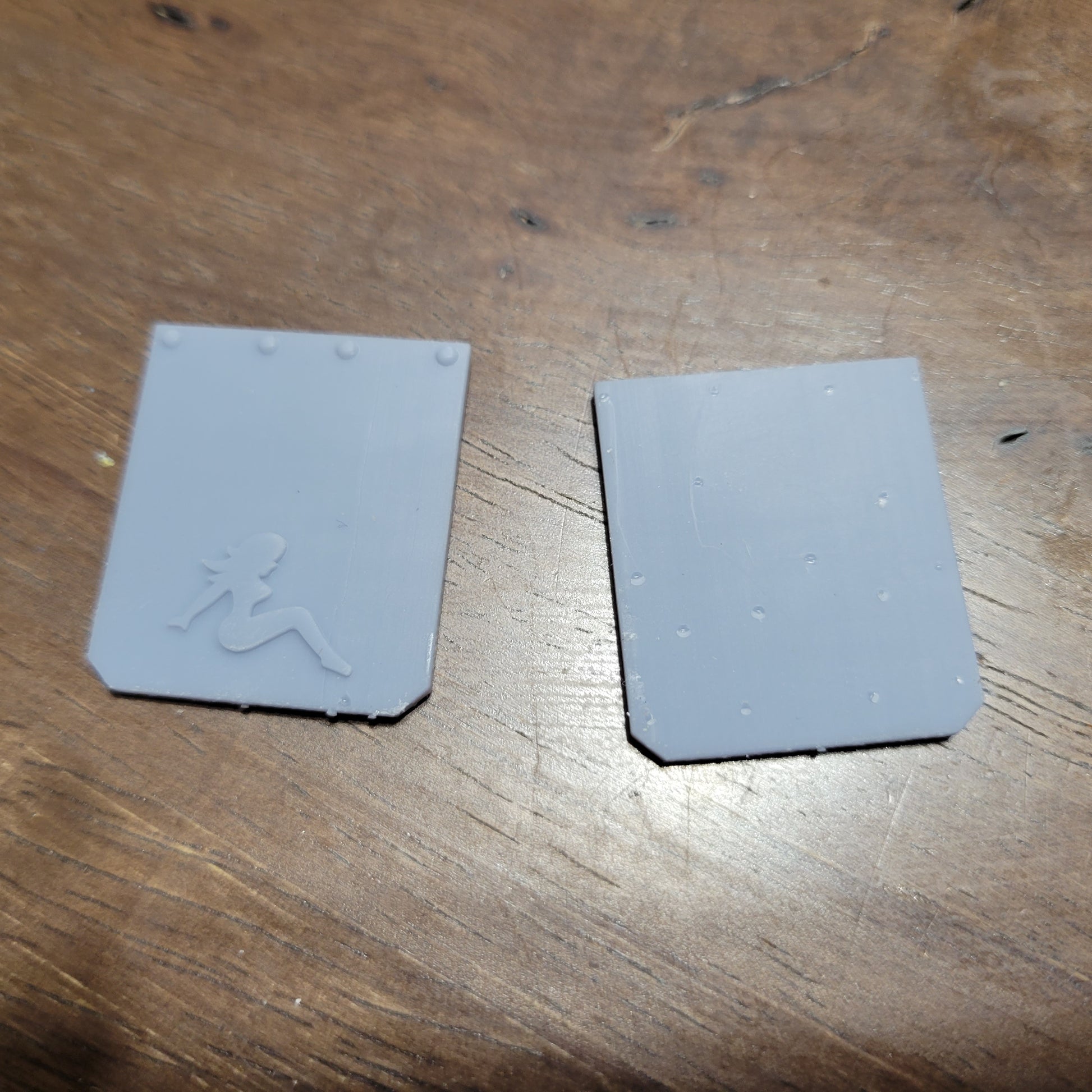 1/24 1/25 Lady Figure Mud Flaps – Kootenay 3D Model Parts