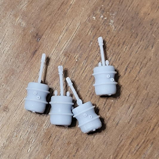 1/24 1/25 Detailed Rear Brake Canisters w/ Air Inlets