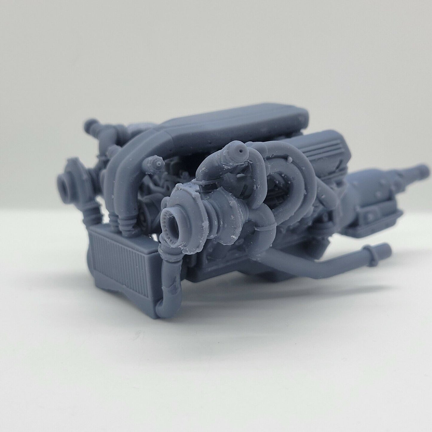 1/16 3D Printed Resin 572 Big Block With Twin Turbos Scale Model Kit