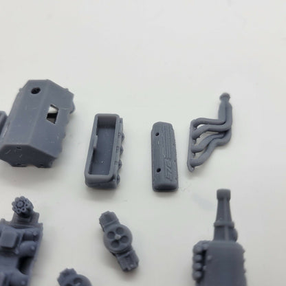 1/16 3d Printed Resin 572 Big Block Engine Kit