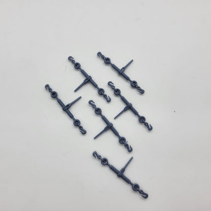 1/16 3d Printed Resin Ratcheting Load Binders Set Of 6