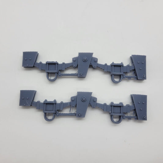 1/24 1/25 3d Printed Resin Tandem Trailer Spring Suspension Set