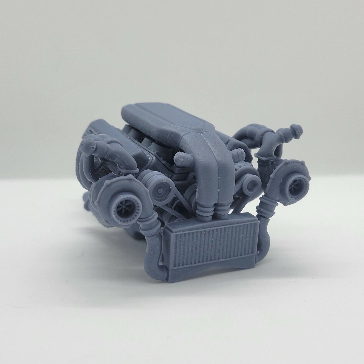 1/16 3D Printed Resin 572 Big Block With Twin Turbos Scale Model Kit