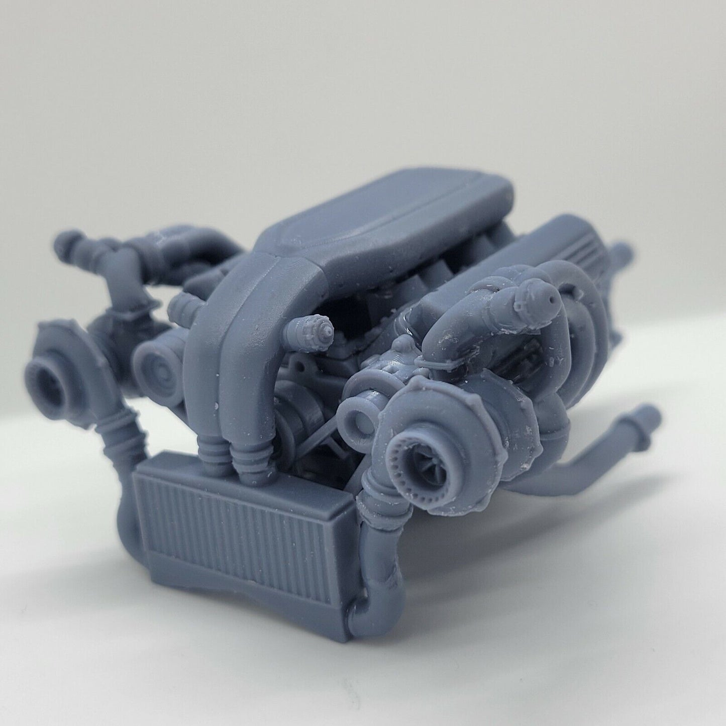 1/16 3D Printed Resin 572 Big Block With Twin Turbos Scale Model Kit