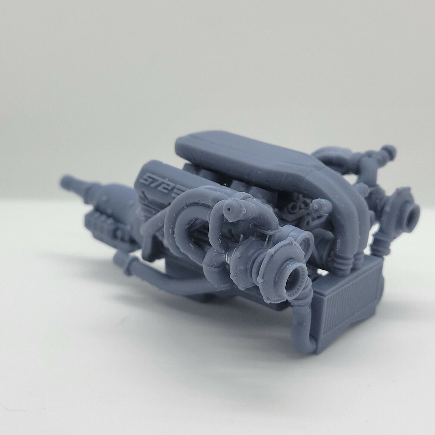 1/16 3D Printed Resin 572 Big Block With Twin Turbos Scale Model Kit